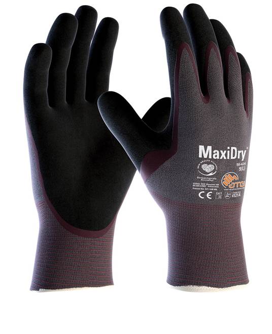 ATG® máčené rukavice MaxiDry® 56-424/XS