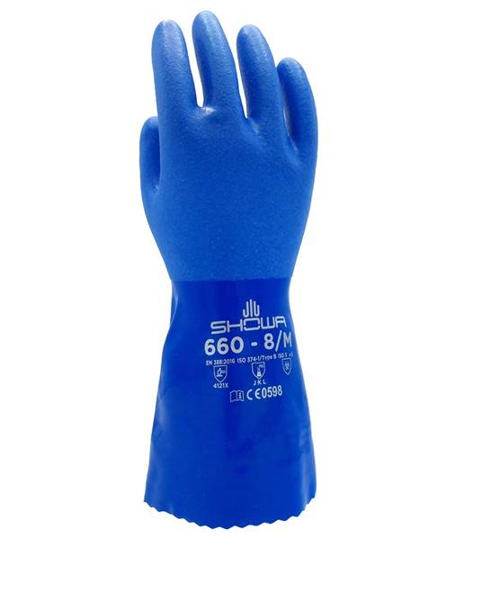 Chemické rukavice SHOWA 660 09/L L