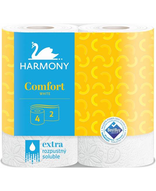 Toaletní papír HARMONY COMFORT 2-vrstvý (4x20,5 m)