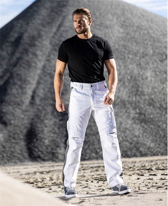 Kalhoty ARDON®URBAN+ bílé prodloužené