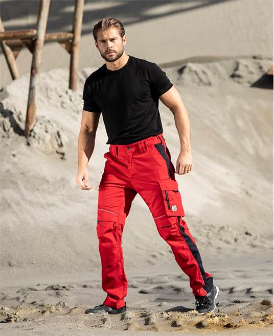 Kalhoty ARDON®URBAN+ jasně červené zkrácené
